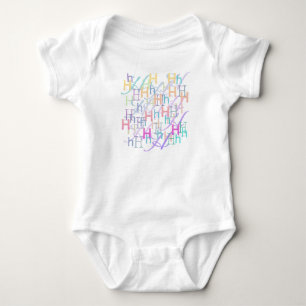 Brief Confetti "H" Baby romper