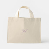 Brief Confetti "H" Mini Tote Bag (Achterkant)