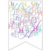 Brief Confetti "H" Vlaggetjes (Derde vlag)