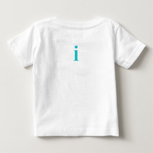 Brief Confetti "I" (Achterkant)