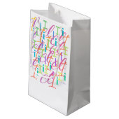 Brief Confetti "I" Klein Cadeauzakje (Achterkant Gekanteld)