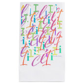 Brief Confetti "I" Klein Cadeauzakje (Voorkant)