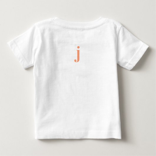 Brief Confetti "J" (Achterkant)
