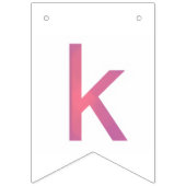 Brief Confetti "K" Vlaggetjes (Tweede vlag)