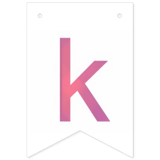 Brief Confetti "K" Vlaggetjes (Tweede vlag)