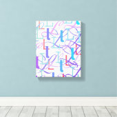 Brief Confetti "L" Canvas Afdruk (Insitu (Houten vloer))