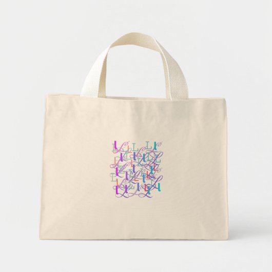Brief Confetti "L" Mini Tote Bag (Voorkant)