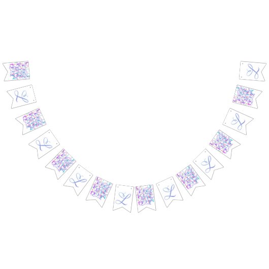 Brief Confetti "L" Vlaggetjes (Alle)