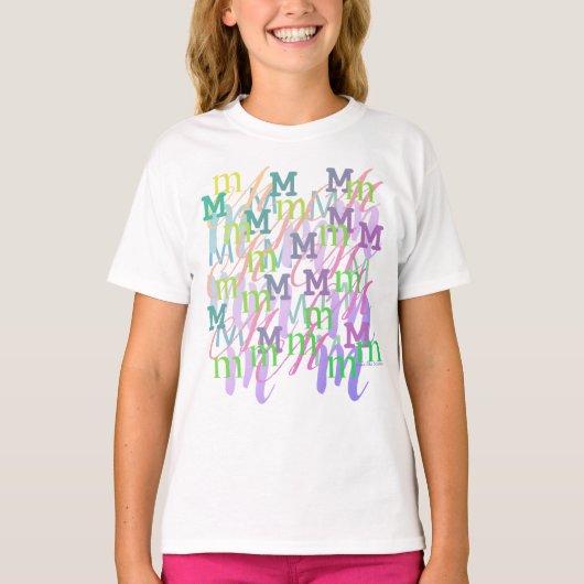 Brief Confetti "M" T-shirt (Voorkant)