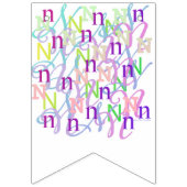 Brief Confetti "N" Vlaggetjes (Derde vlag)