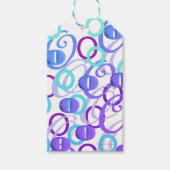 Brief Confetti "O" Cadeaulabel (Voorkant)