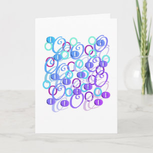 Brief Confetti "O" Kaart