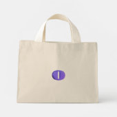 Brief Confetti "O" Mini Tote Bag (Achterkant)