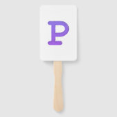Brief Confetti "P" Handwaaier (Achterkant)