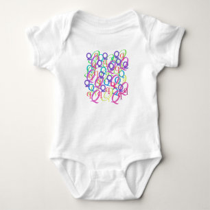Brief Confetti "Q" Baby romper