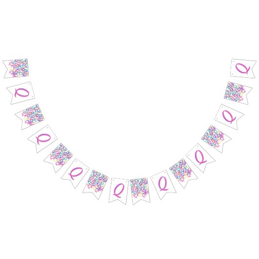 Brief Confetti "Q" Vlaggetjes (Alle)
