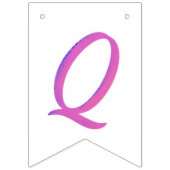 Brief Confetti "Q" Vlaggetjes (Tweede vlag)