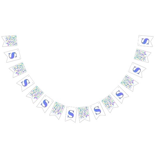 Brief Confetti "S" Vlaggetjes (Alle)