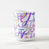 Brief Confetti "T" Koffiemok (Center)