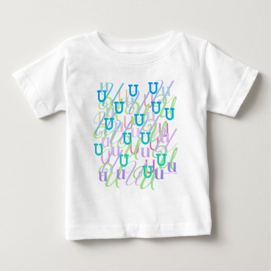 Brief Confetti "U" (Voorkant)