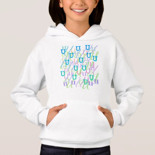 Brief Confetti "U" (Voorkant)