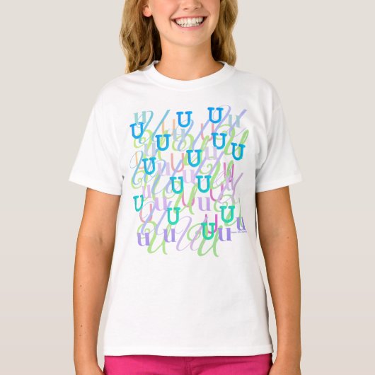Brief Confetti "U" T-shirt (Voorkant)