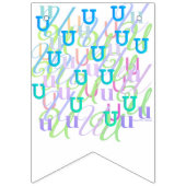 Brief Confetti "U" Vlaggetjes (Eerste vlag)