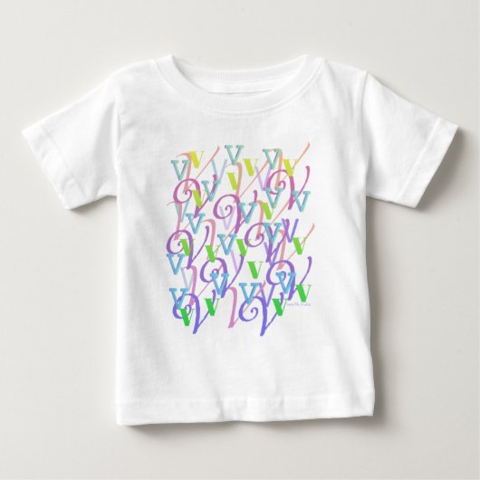 Brief Confetti "V" (Voorkant)