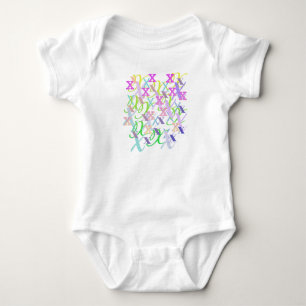 Brief Confetti "X" Baby romper