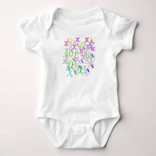 Brief Confetti "X" Baby romper (Voorkant)