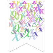 Brief Confetti "X" Vlaggetjes (Derde vlag)