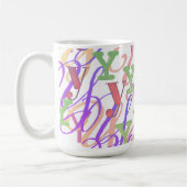 Brief Confetti "Y" Koffiemok (Links)