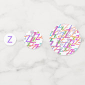 Brief Confetti "Z" (Achterkanten)