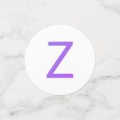 Brief Confetti "Z" (Kleine voorkant)