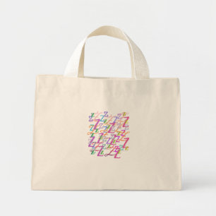 Brief Confetti "Z" Mini Tote Bag