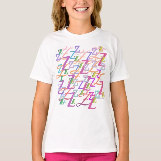Brief Confetti "Z" T-shirt (Voorkant)