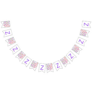 Brief Confetti "Z" Vlaggetjes