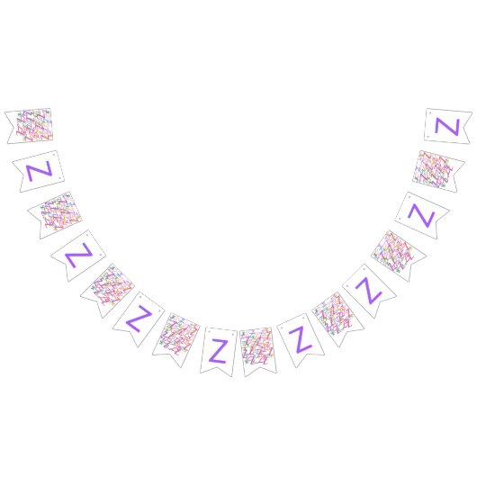 Brief Confetti "Z" Vlaggetjes (Alle)
