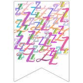 Brief Confetti "Z" Vlaggetjes (Eerste vlag)