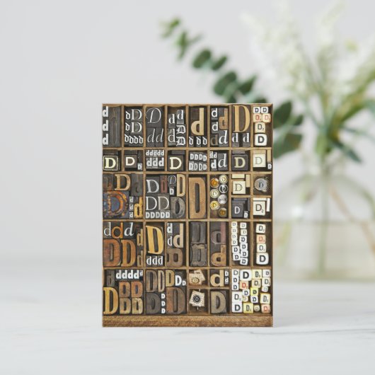 Brief D Briefkaart (Staand voorkant)