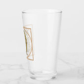 BRIEF D MONOGRAM Beauful Wedding New Home Gift Glas (Links)