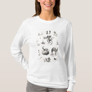 Brief D van een alfabet primer, 1832 T-shirt