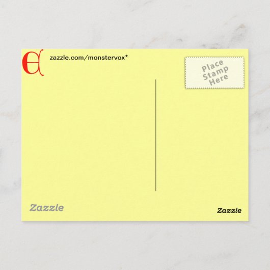 Brief E Briefkaart (Achterkant)