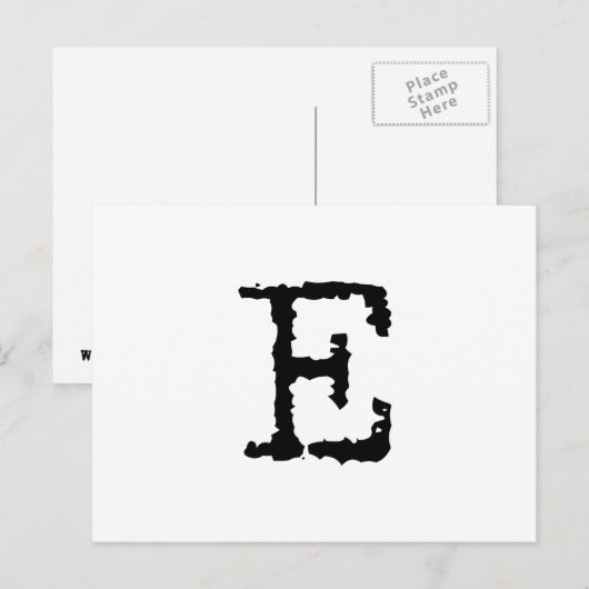 Brief E Briefkaart (Voorkant / Achterkant)