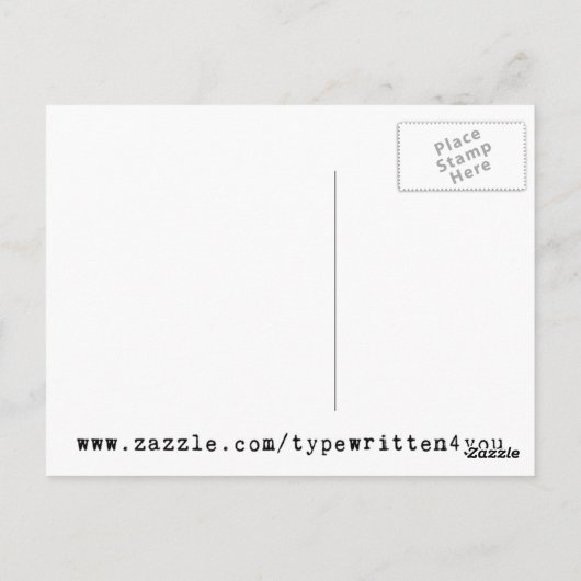 Brief E Briefkaart (Achterkant)