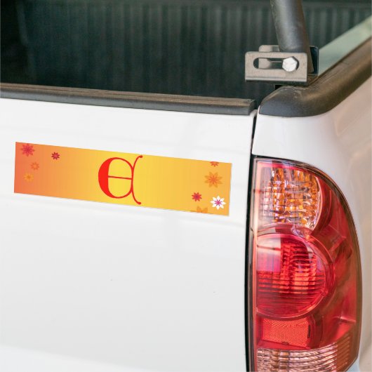 Brief E Bumpersticker (Op Truck)