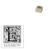 Brief E Eerste letter met naam Rubberstempel (Gestempeld)