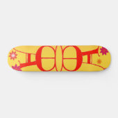 Brief E en A Skateboard (Horizontaal)