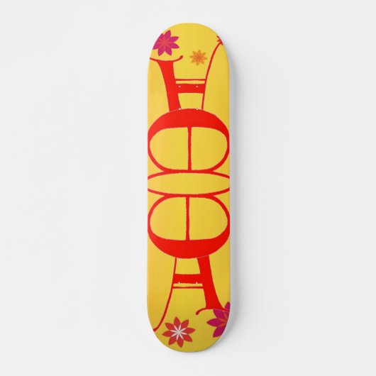 Brief E en A Skateboard (Voorkant)