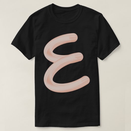 Brief E Monogram E T-shirt (Design voorkant)